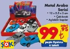 GOKİDY METAL ARABA SERİSİ OYUNCAK